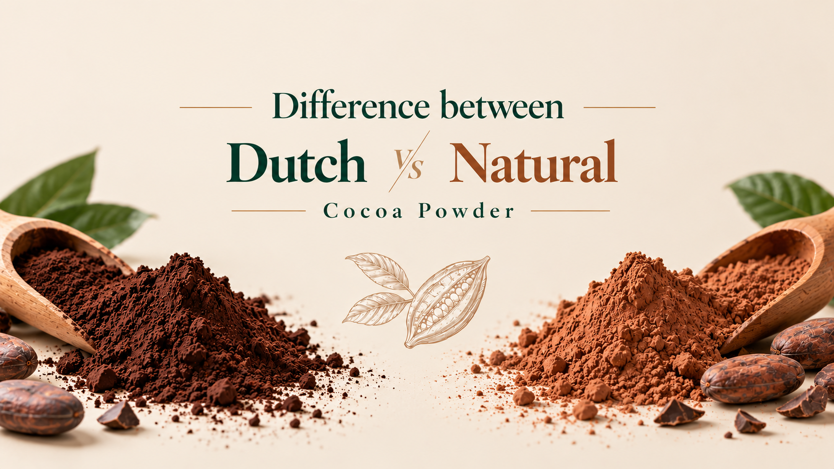 Difference between Dutch Vs Natural Cocoa Powder