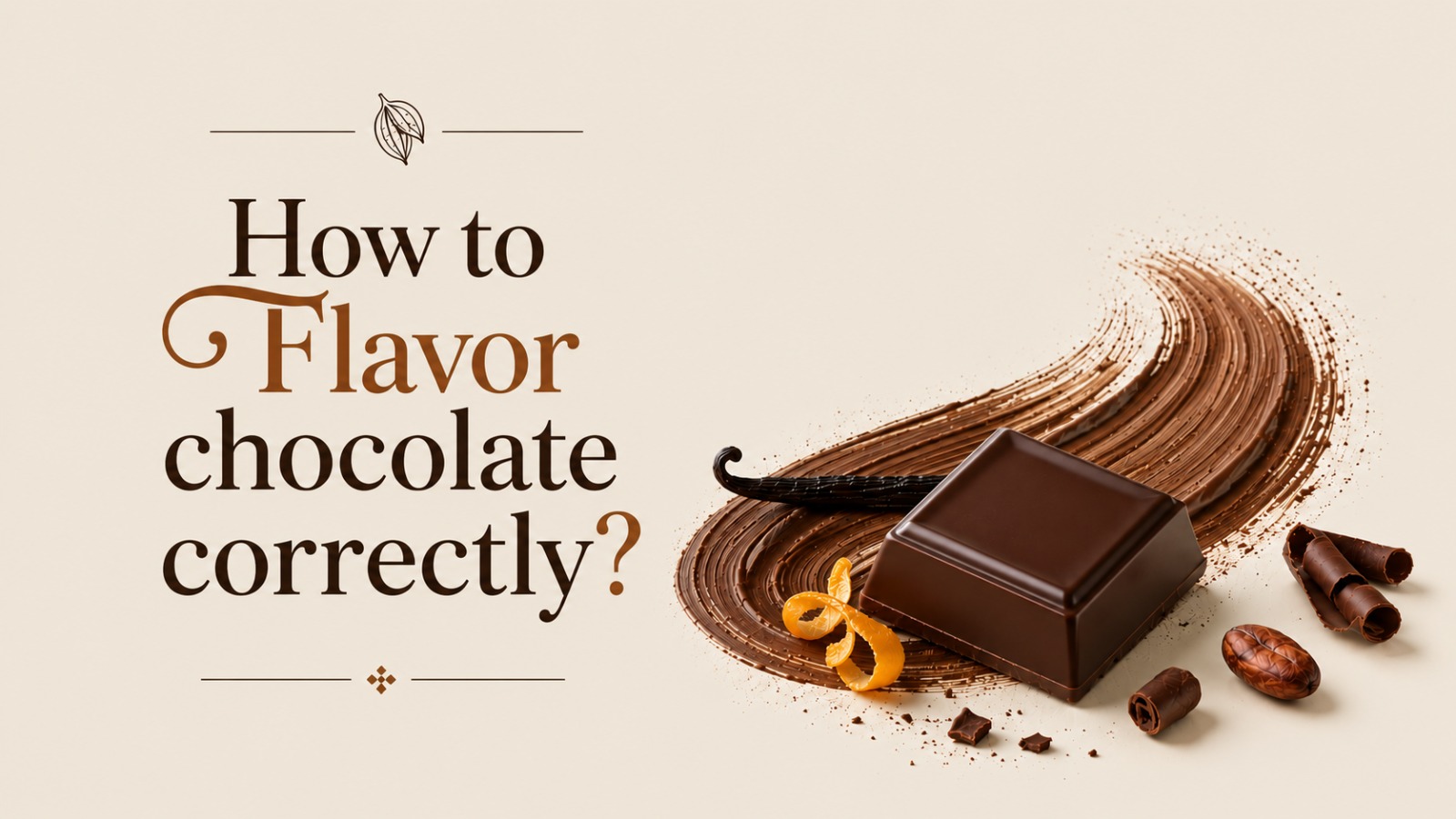 How to Flavor Chocolate Correctly