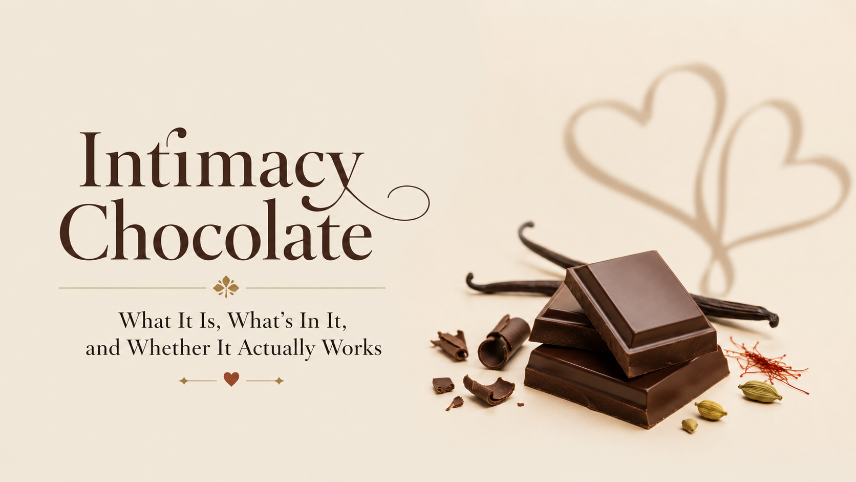 Intimacy Chocolate — What It Is, What's In It, and Whether It Actually Works